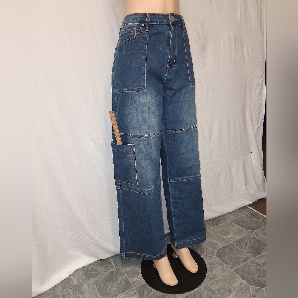 YMI Women's Straight Leg Jeans Blue - Picture 5 of 16